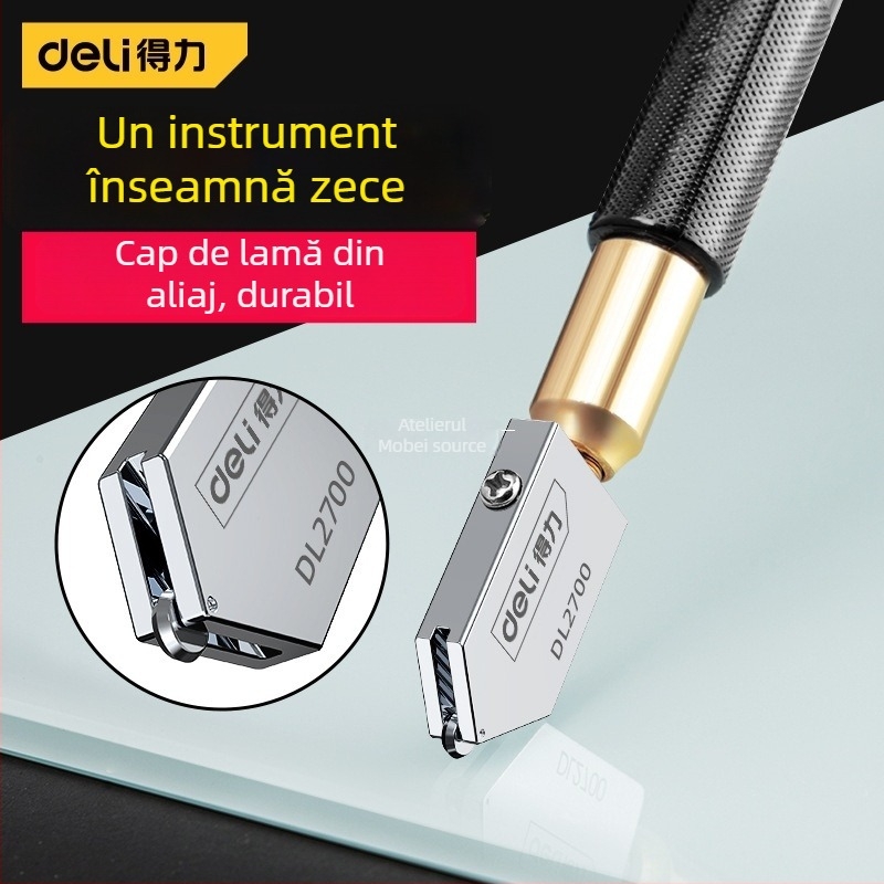MOBAI Tăietor de sticlă diamantat pentru sticlă groasă și tăierea plăcilor