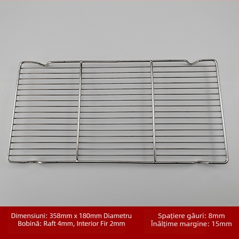 Gril din oțel inoxidabil, din sârmă, formă pătrată, portabil, multifuncțional, fără fum, ușor de curățat, electroplacare și sudură cu puncte