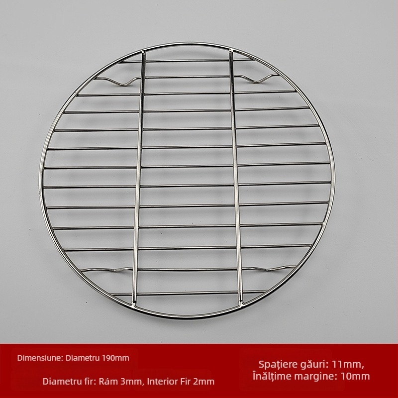 Gril din oțel inoxidabil, din sârmă, formă pătrată, portabil, multifuncțional, fără fum, ușor de curățat, electroplacare și sudură cu puncte