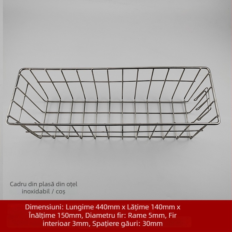 Gril din oțel inoxidabil, din sârmă, formă pătrată, portabil, multifuncțional, fără fum, ușor de curățat, electroplacare și sudură cu puncte