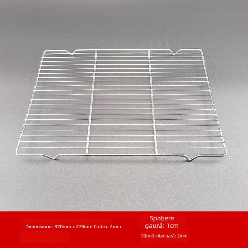 Gril din oțel inoxidabil, din sârmă, formă pătrată, portabil, multifuncțional, fără fum, ușor de curățat, electroplacare și sudură cu puncte