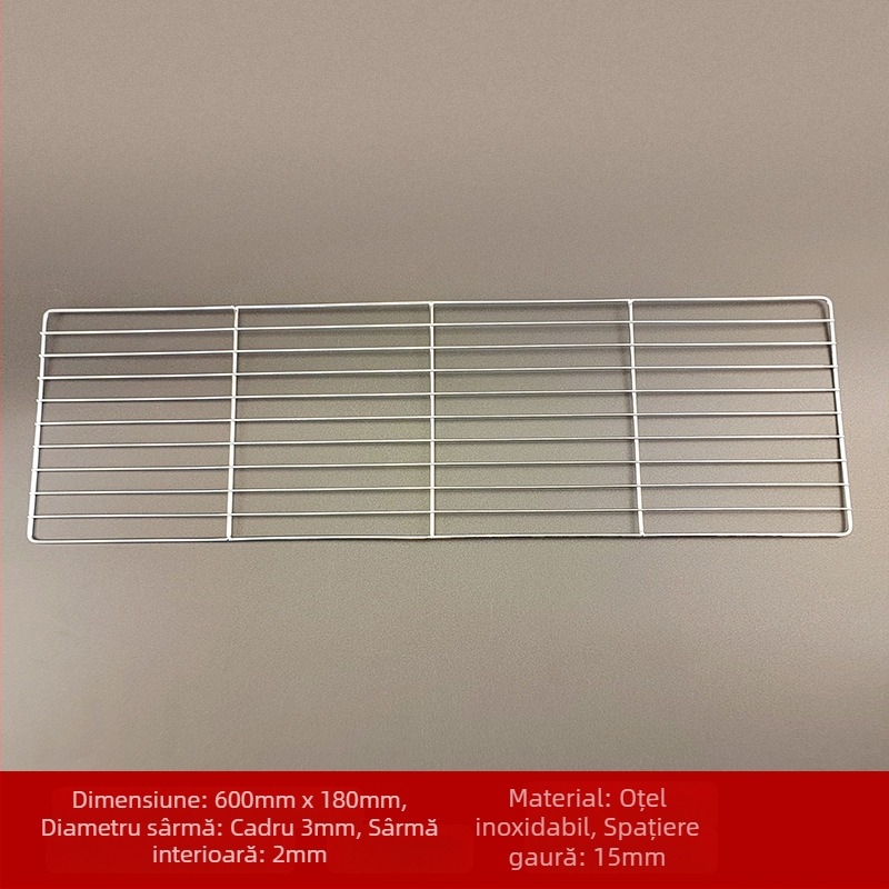 Gril din oțel inoxidabil, din sârmă, formă pătrată, portabil, multifuncțional, fără fum, ușor de curățat, electroplacare și sudură cu puncte