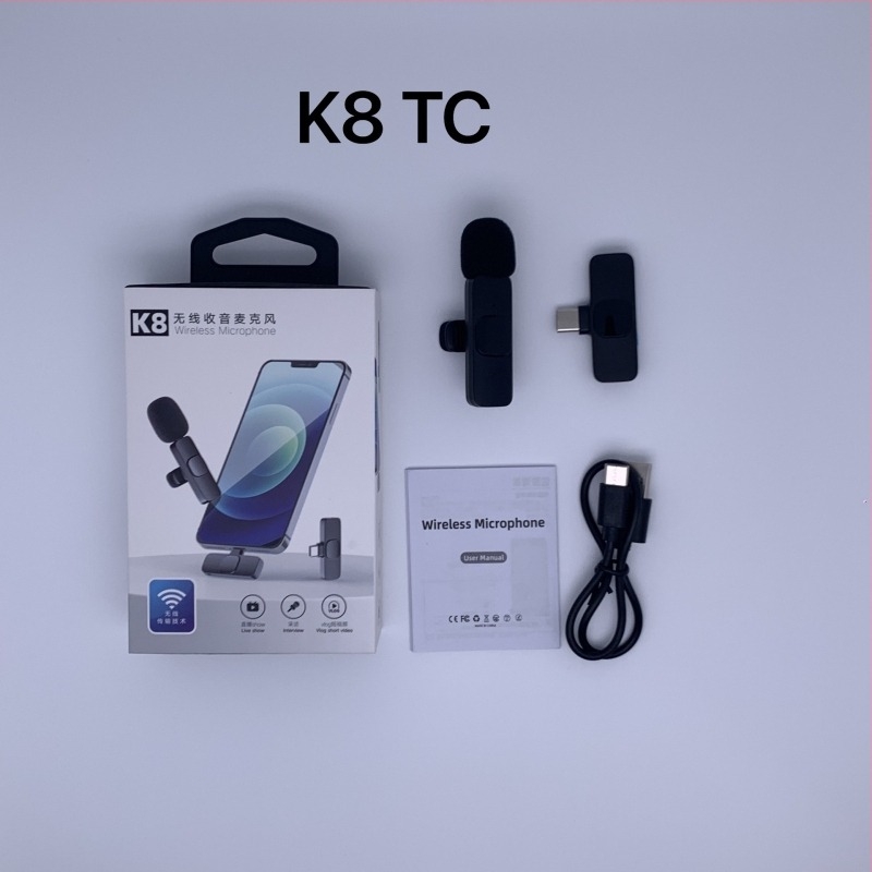 Microfon lavalier K9, cablat pentru înregistrare profesională și difuzare live, SNR ≥70 dB, baterie încorporată, 5V/5W, autonomie 1-3 h