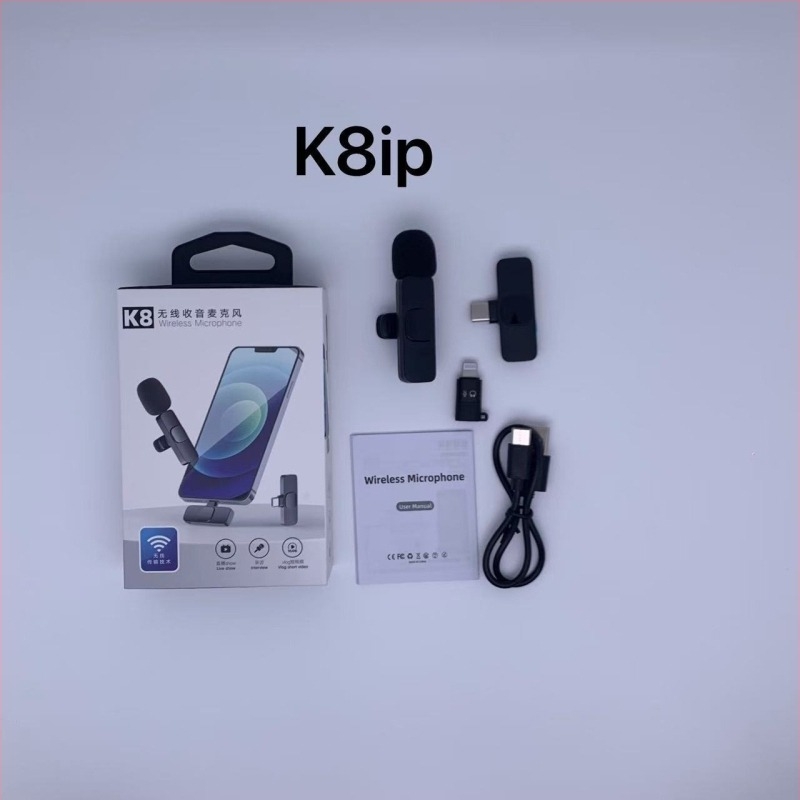 Microfon lavalier K9, cablat pentru înregistrare profesională și difuzare live, SNR ≥70 dB, baterie încorporată, 5V/5W, autonomie 1-3 h