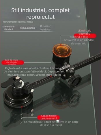 Tăietor circular pentru sticlă cu compas pentru găuri — unelte circulare de tăiere a sticlei (Origine: Mainland China; Tip: Other; Marcă: Other; Domeniu: Other)