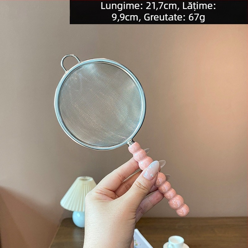 Mochase 304 oțel inoxidabil sită tip plasă - stil coreean, antiderapant, cu un cârlig, personalizabil