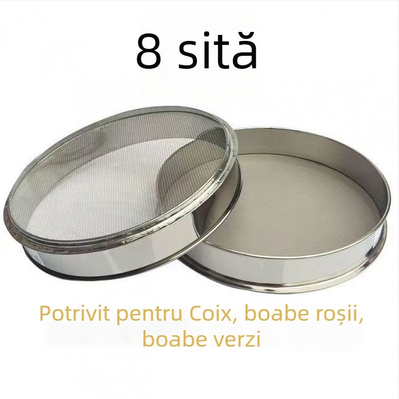 Sită din oțel inoxidabil pentru făină, orez și susan – sită ultra-fină pentru uz casnic
