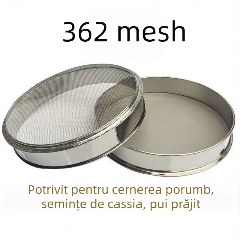 Sită din oțel inoxidabil pentru făină, orez și susan – sită ultra-fină pentru uz casnic