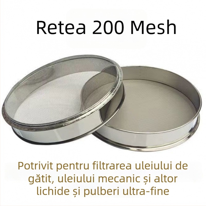Sită din oțel inoxidabil pentru făină, orez și susan – sită ultra-fină pentru uz casnic