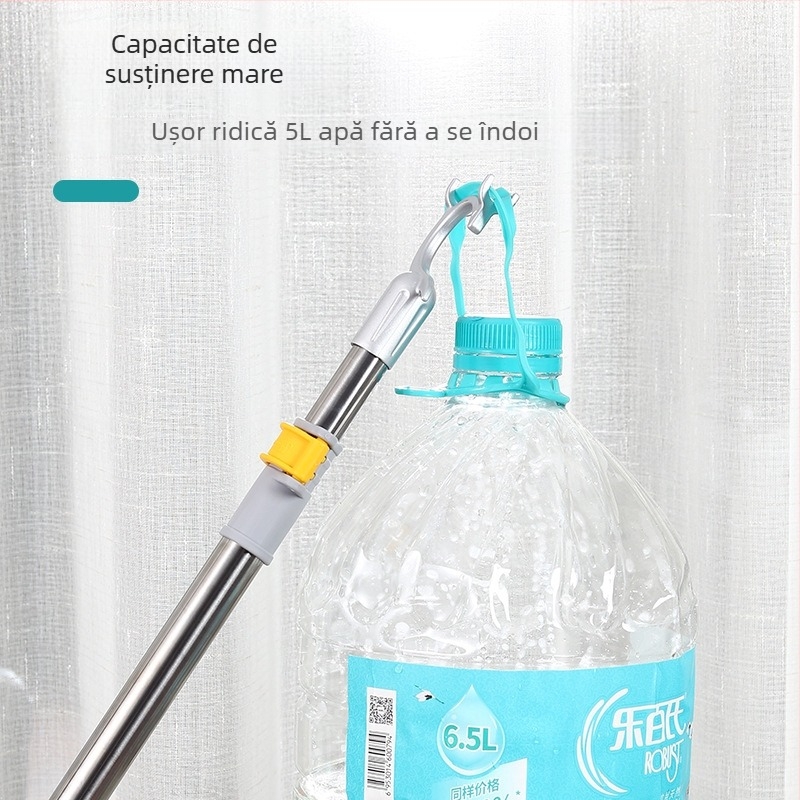Furculiță pentru haine din oțel inoxidabil și plastic - pentru uscat pe balcon, stil lux ușor, Guanya Chengli