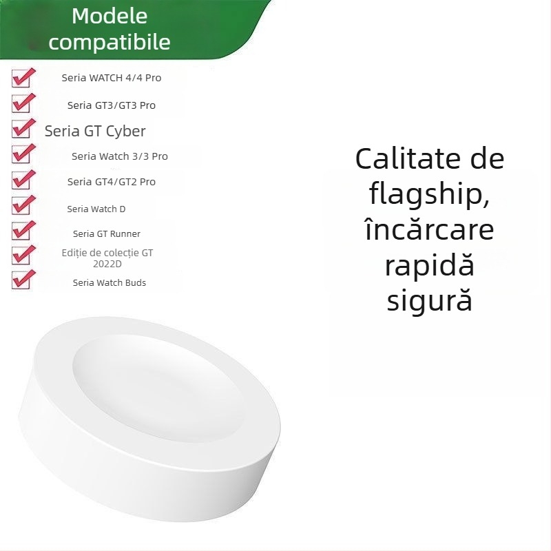 Stație de încărcare magnetică Huawei Watch – Interfață Type-C, Compatibil GT4/GT5/GT3/GT2 Pro, Model 02