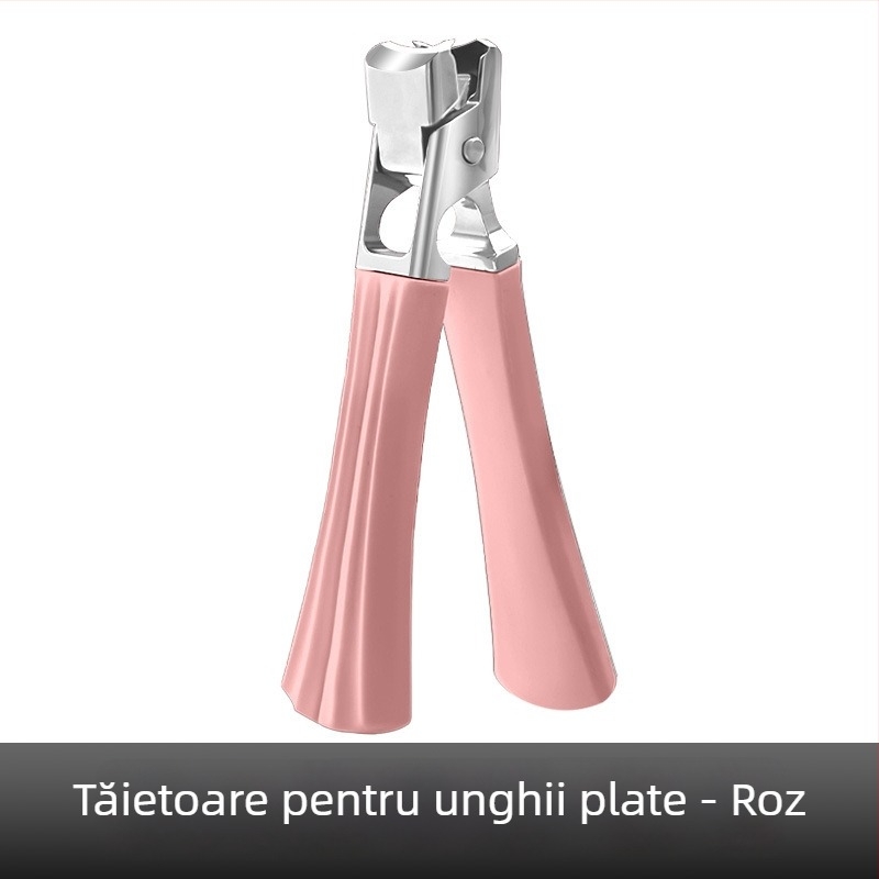 Clește pentru unghii de picioare cu design anti-stropire, fălci în formă de cioc de vultur și vârf ascuțit, pentru uz casnic