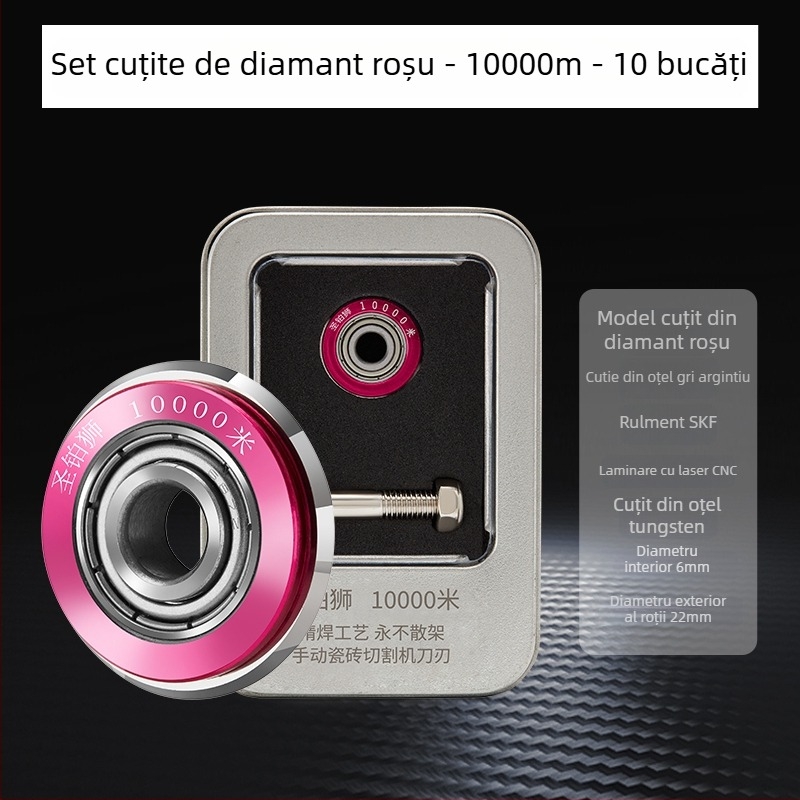 Roată de lamă pentru cutterul de plăci – accesorii din aliaj pentru tăierea plăcilor și a sticlei