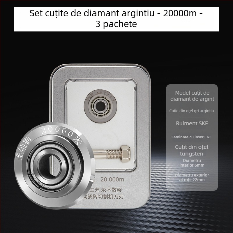 Roată de lamă pentru cutterul de plăci – accesorii din aliaj pentru tăierea plăcilor și a sticlei