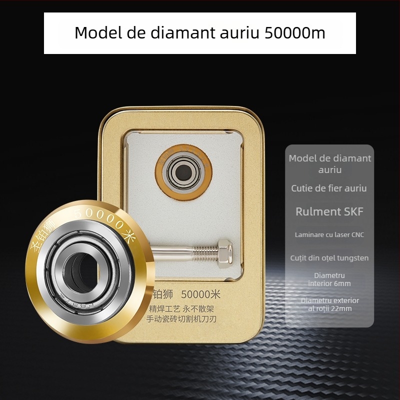 Roată de lamă pentru cutterul de plăci – accesorii din aliaj pentru tăierea plăcilor și a sticlei