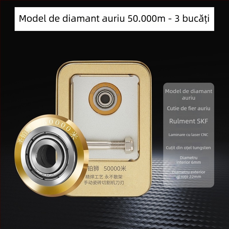 Roată de lamă pentru cutterul de plăci – accesorii din aliaj pentru tăierea plăcilor și a sticlei