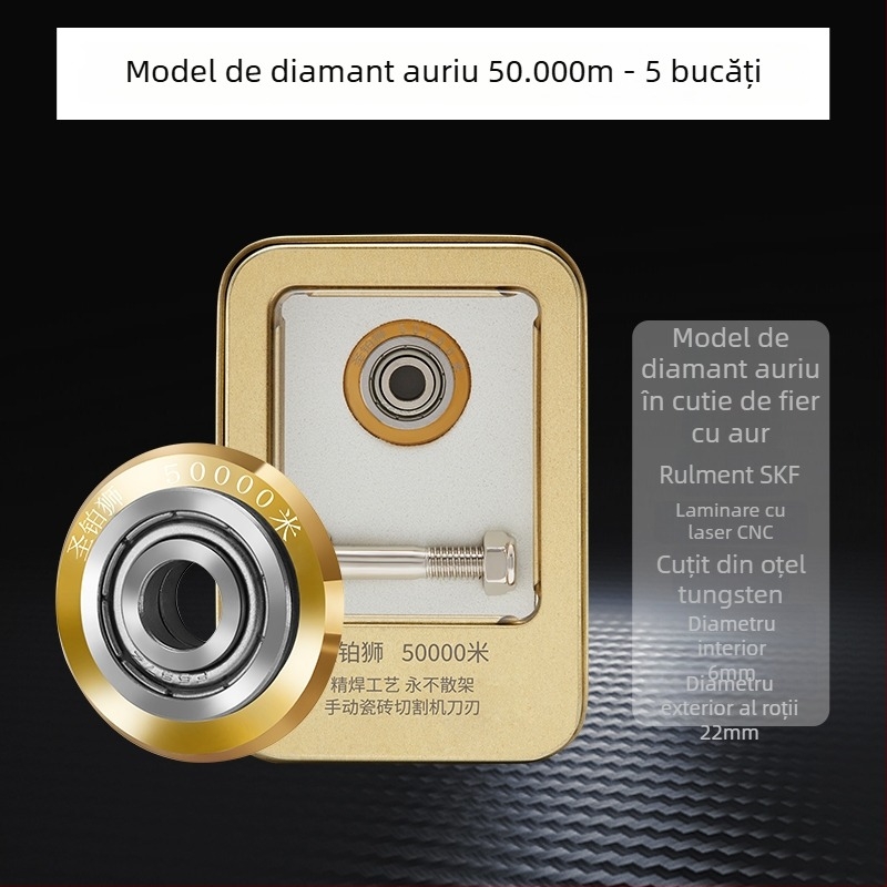 Roată de lamă pentru cutterul de plăci – accesorii din aliaj pentru tăierea plăcilor și a sticlei