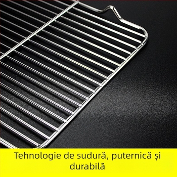 Rețea pătrată pliabilă pentru grătar și coacere a pâinii