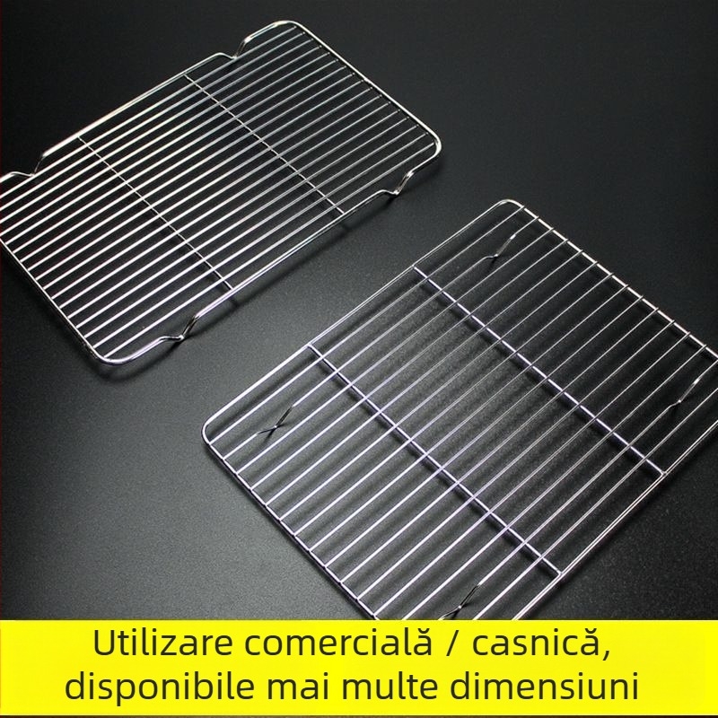 Rețea pătrată pliabilă pentru grătar și coacere a pâinii