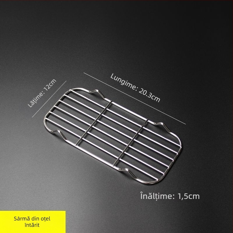 Rețea pătrată pliabilă pentru grătar și coacere a pâinii