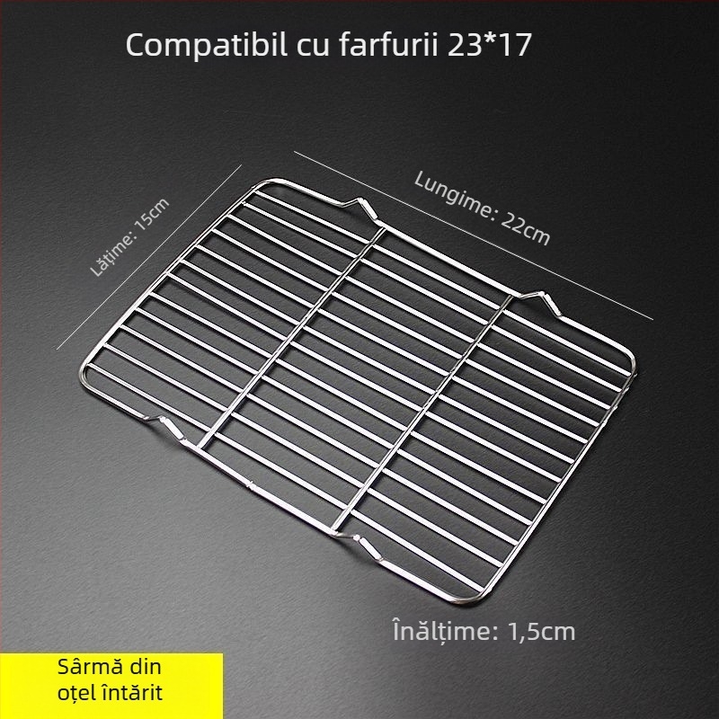 Rețea pătrată pliabilă pentru grătar și coacere a pâinii
