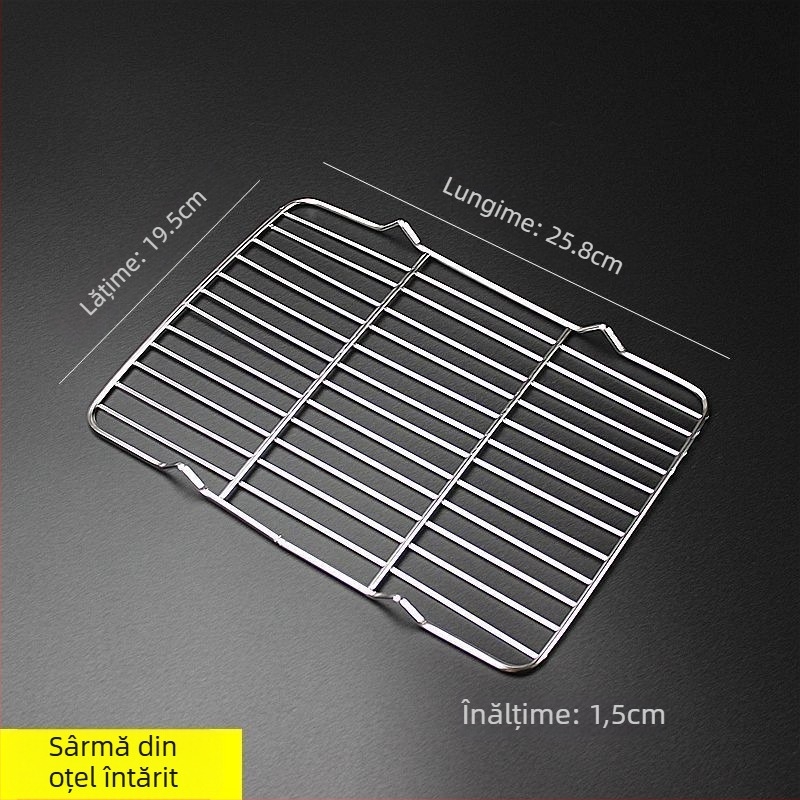 Rețea pătrată pliabilă pentru grătar și coacere a pâinii