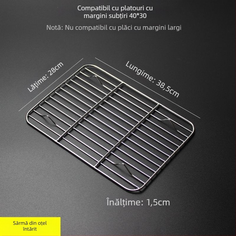 Rețea pătrată pliabilă pentru grătar și coacere a pâinii