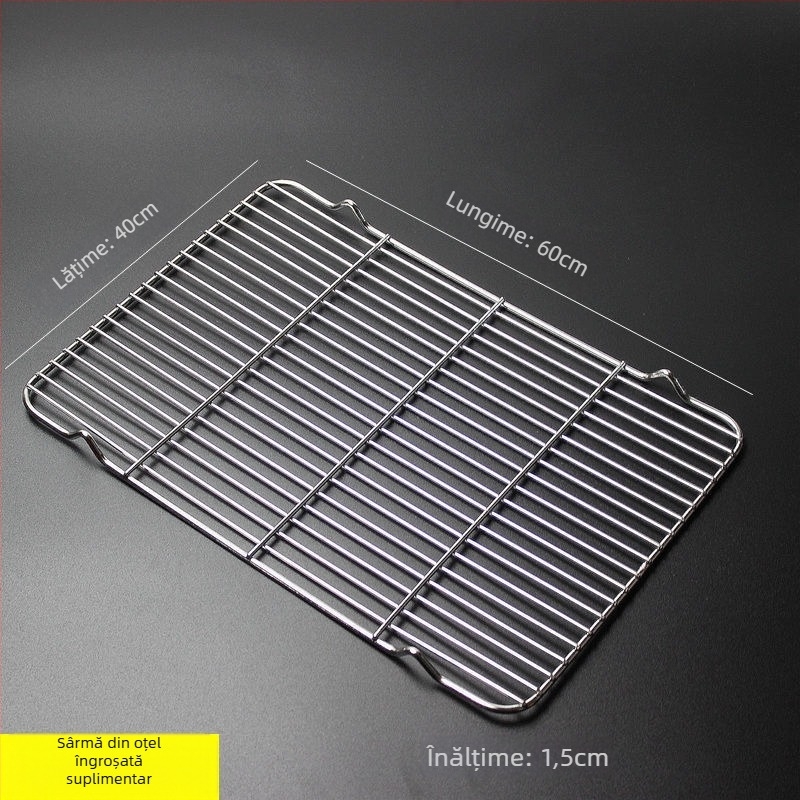 Rețea pătrată pliabilă pentru grătar și coacere a pâinii