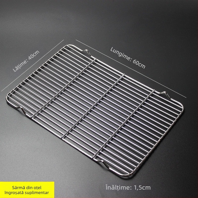 Rețea pătrată pliabilă pentru grătar și coacere a pâinii