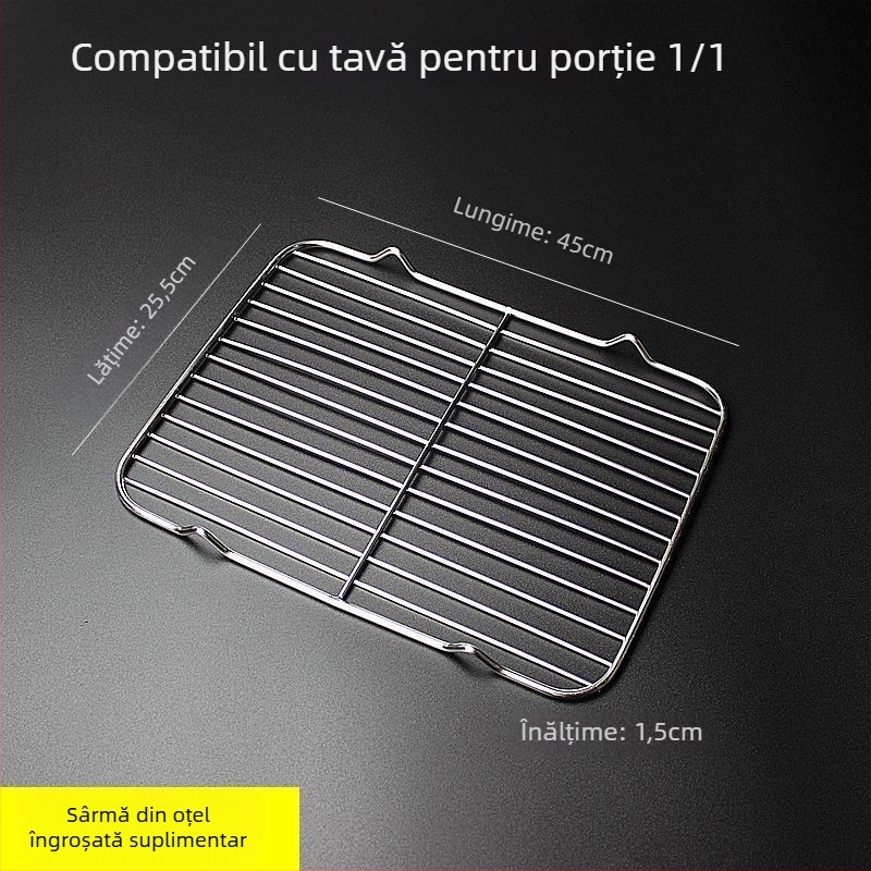 Rețea pătrată pliabilă pentru grătar și coacere a pâinii