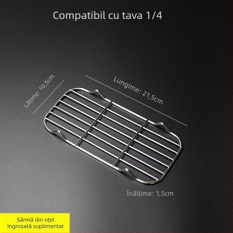 Rețea pătrată pliabilă pentru grătar și coacere a pâinii