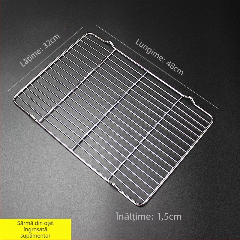 Rețea pătrată pliabilă pentru grătar și coacere a pâinii