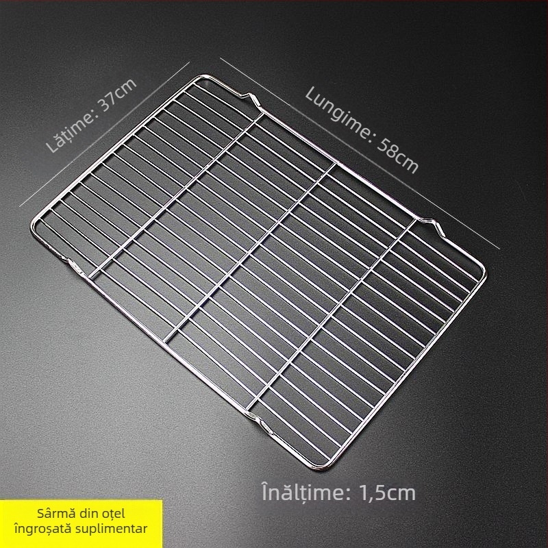 Rețea pătrată pliabilă pentru grătar și coacere a pâinii