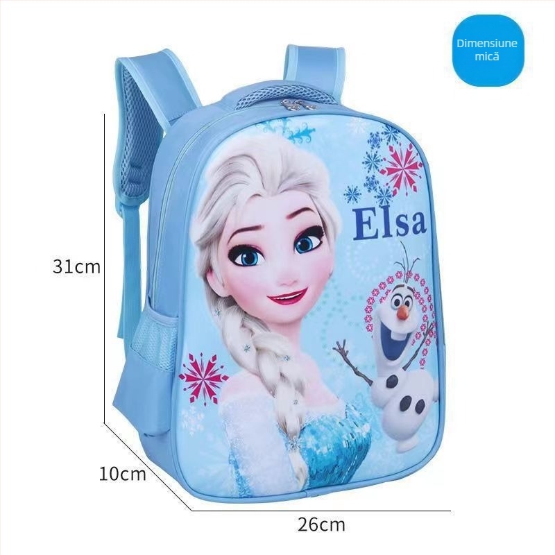 Rucsac școlar unisex pentru învățământ primar, model desen animat, țesătură Oxford, respirabil, impermeabil, durabil