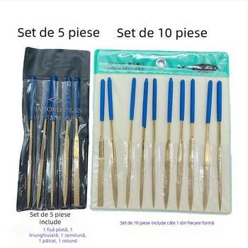 Chaohuidong fișe diamantate electroplate din aliaj, pentru prelucrarea sticlei — forme asortate: semicerc, plat, triunghi