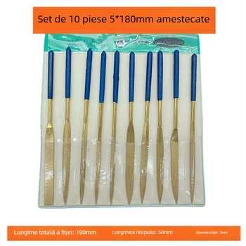 Chaohuidong fișe diamantate electroplate din aliaj, pentru prelucrarea sticlei — forme asortate: semicerc, plat, triunghi