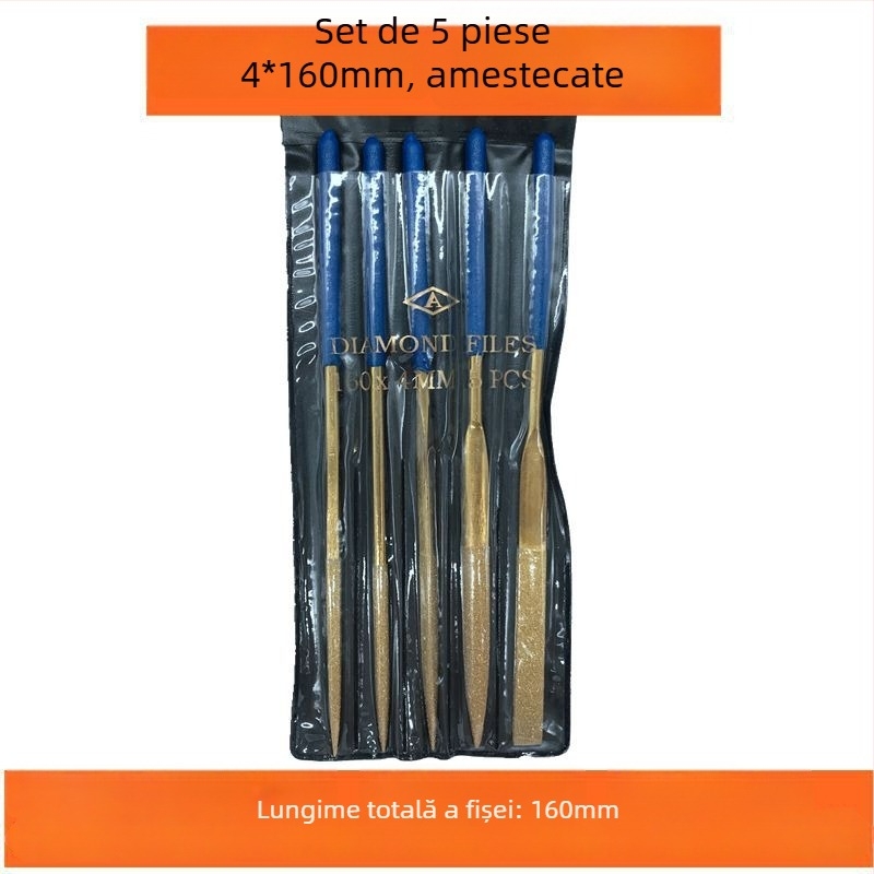 Chaohuidong fișe diamantate electroplate din aliaj, pentru prelucrarea sticlei — forme asortate: semicerc, plat, triunghi