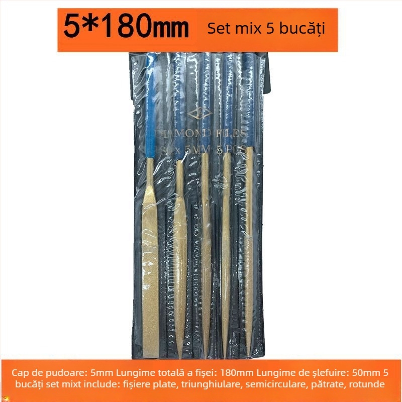 Chaohuidong fișe diamantate electroplate din aliaj, pentru prelucrarea sticlei — forme asortate: semicerc, plat, triunghi