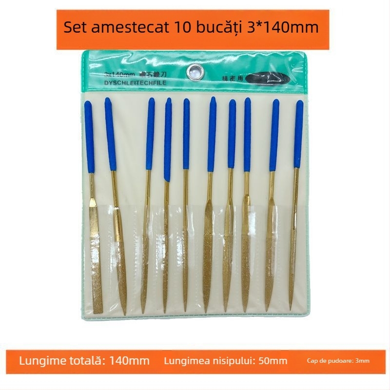 Chaohuidong fișe diamantate electroplate din aliaj, pentru prelucrarea sticlei — forme asortate: semicerc, plat, triunghi