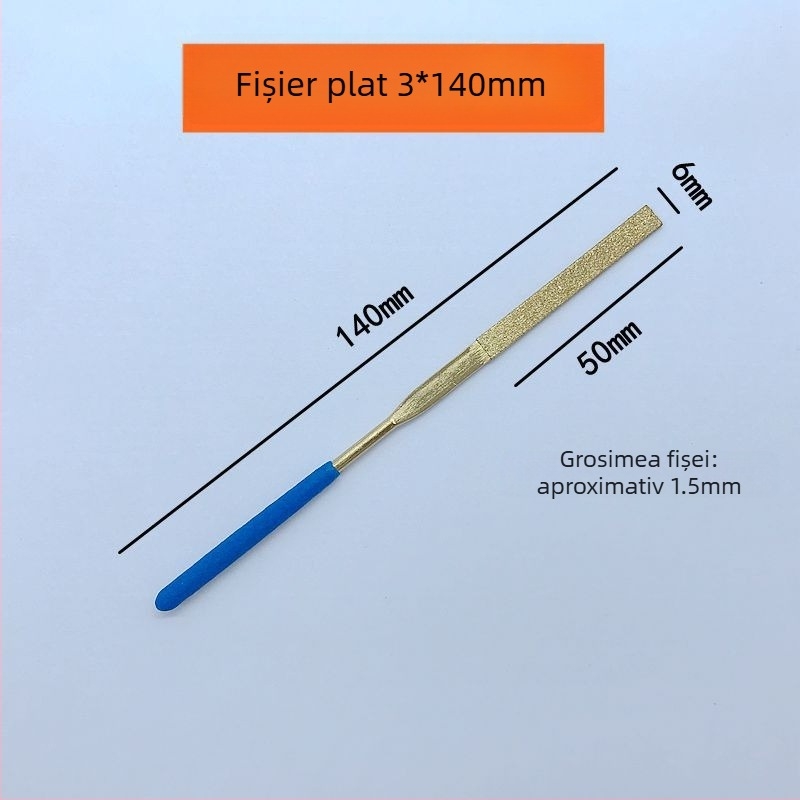 Chaohuidong fișe diamantate electroplate din aliaj, pentru prelucrarea sticlei — forme asortate: semicerc, plat, triunghi