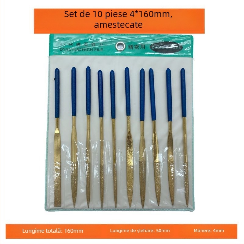 Chaohuidong fișe diamantate electroplate din aliaj, pentru prelucrarea sticlei — forme asortate: semicerc, plat, triunghi