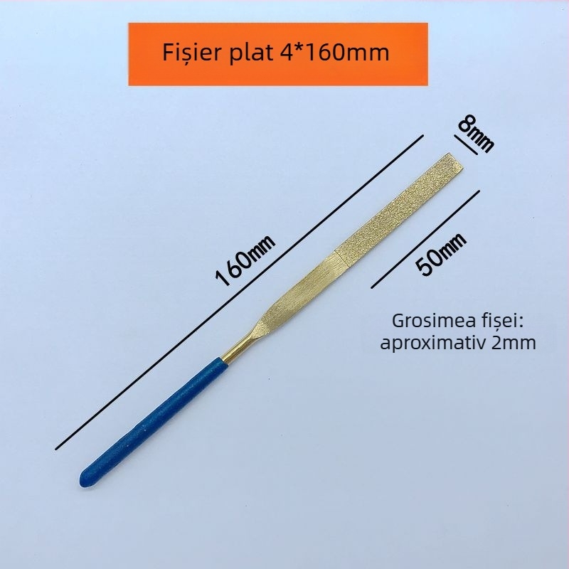 Chaohuidong fișe diamantate electroplate din aliaj, pentru prelucrarea sticlei — forme asortate: semicerc, plat, triunghi