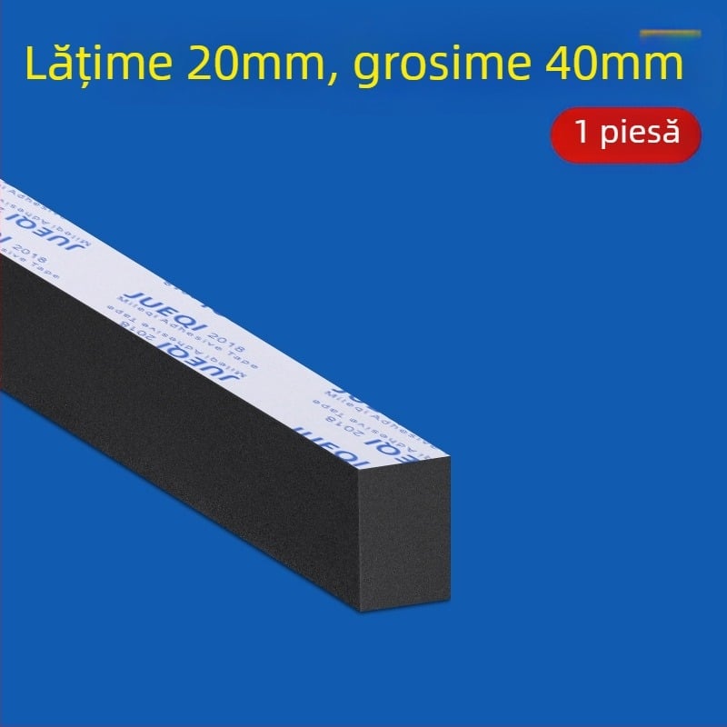 Bandă de blocare a spațiului sub canapea/pat, spumă EVA, densitate 30, Milky, cod produs 001, grosime personalizabilă