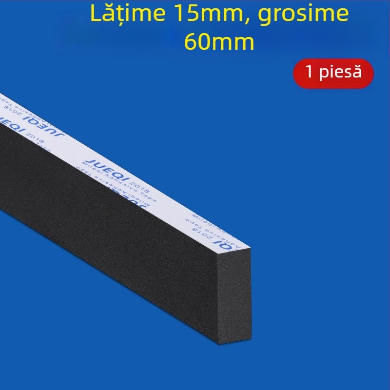 Bandă de blocare a spațiului sub canapea/pat, spumă EVA, densitate 30, Milky, cod produs 001, grosime personalizabilă