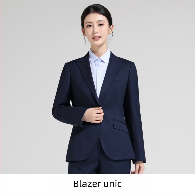 Set costum bărbătesc cu model Houndstooth, lavabil la mașină, închidere cu două nasturi, rever plat, amestec poliester