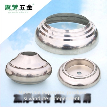 Bază pentru steag din oțel inoxidabil și suport, model 25–120 mm, placare electro, stil modern