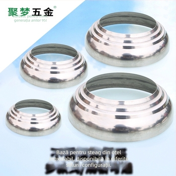 Bază pentru steag din oțel inoxidabil și suport, model 25–120 mm, placare electro, stil modern