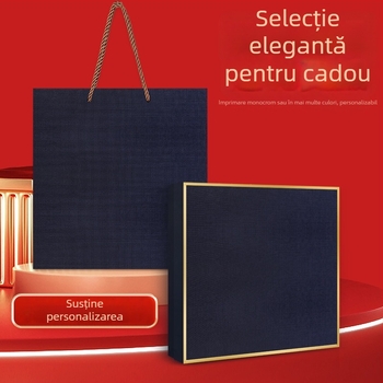 Set cadouri de afaceri cu termos, caiet, logo personalizat și cutie cadou pentru birou