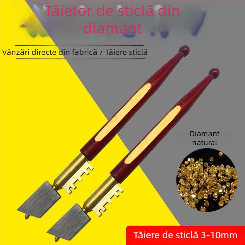 Yuesong tăietor cu role pentru sticlă și plăci – oțel tungsten și vârf diamant, pentru tăierea sticlei și plăcilor