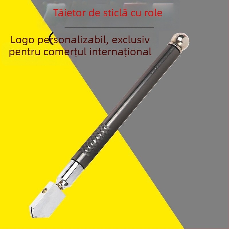 Yuesong tăietor cu role pentru sticlă și plăci – oțel tungsten și vârf diamant, pentru tăierea sticlei și plăcilor